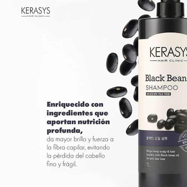 SHAMPOO CAPILAR KERASYS BLACK BEAN OIL 1LITRO