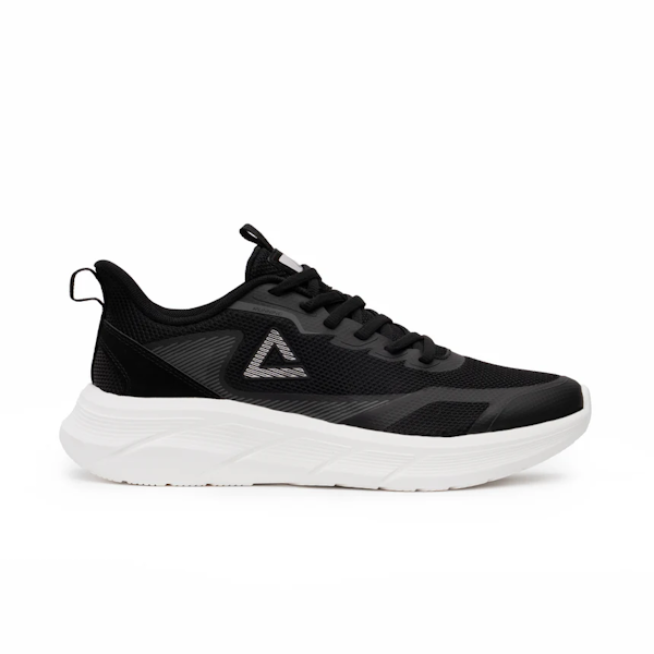 CALZADO DEPORTIVO FEMENINO PEAK TAICHI RUNNING BLACK/ WHITE