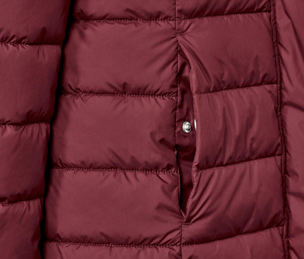 CHAQUETA FEMENINO TCHIBO STEPPMANTEL CON CAPUCHA
