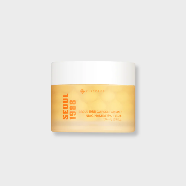 CREMA FACIAL K-SECRET SEOUL 1988 CAPSULE NIACINAMIDE 5% + YUJA 50ML