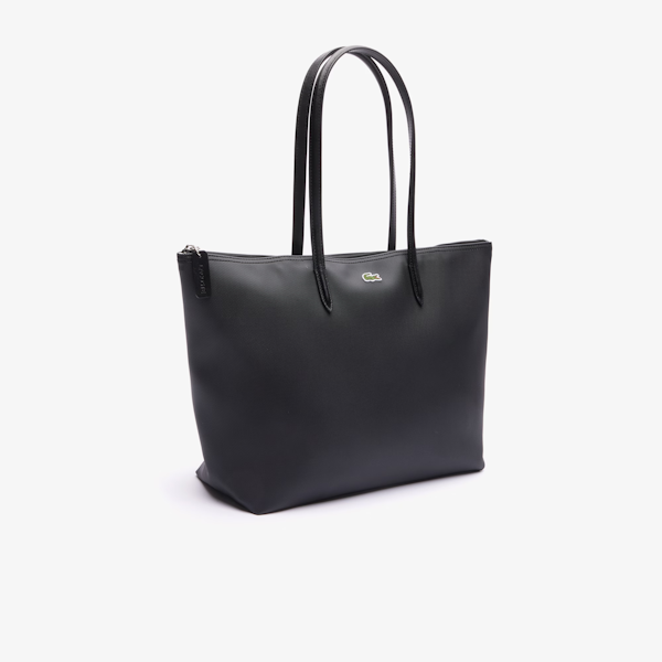 BOLSO DE HOMBRO FEMENINO LACOSTE L.12.12 CONCEPT BLACK
