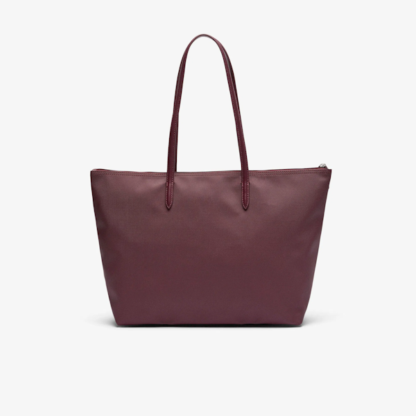 BOLSO DE HOMBRO FEMENINO LACOSTE L.12.12 CONCEPT BURDEOS