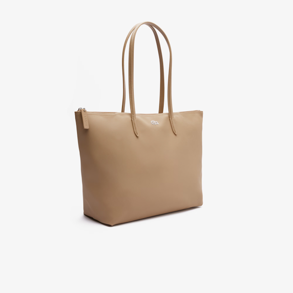 BOLSO DE HOMBRO FEMENINO LACOSTE L.12.12 CONCEPT BEIGE