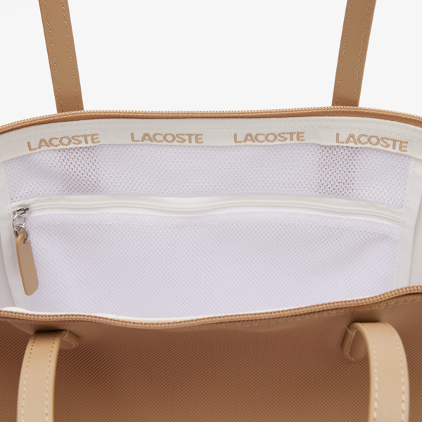 BOLSO DE HOMBRO FEMENINO LACOSTE L.12.12 CONCEPT BEIGE