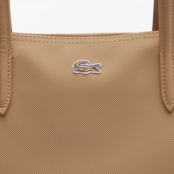 BOLSO DE HOMBRO FEMENINO LACOSTE L.12.12 CONCEPT BEIGE