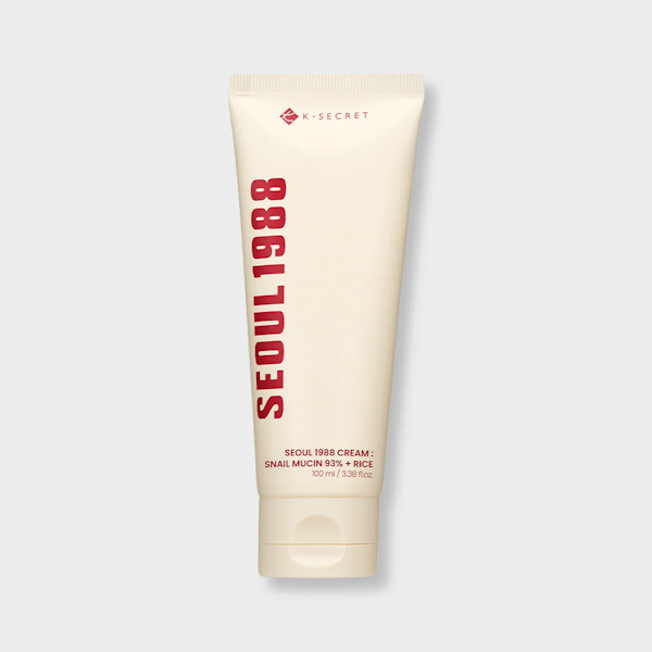 CREMA FACIAL K-SECRET SEOUL 1988 SNAIL MUCIN 93% + RICE 100ML
