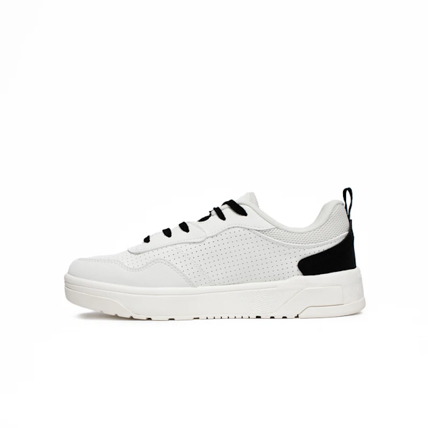 CALZADO CASUAL FEMENINO PEAK COURT MOTION CULTURE WHITE/ BLACK