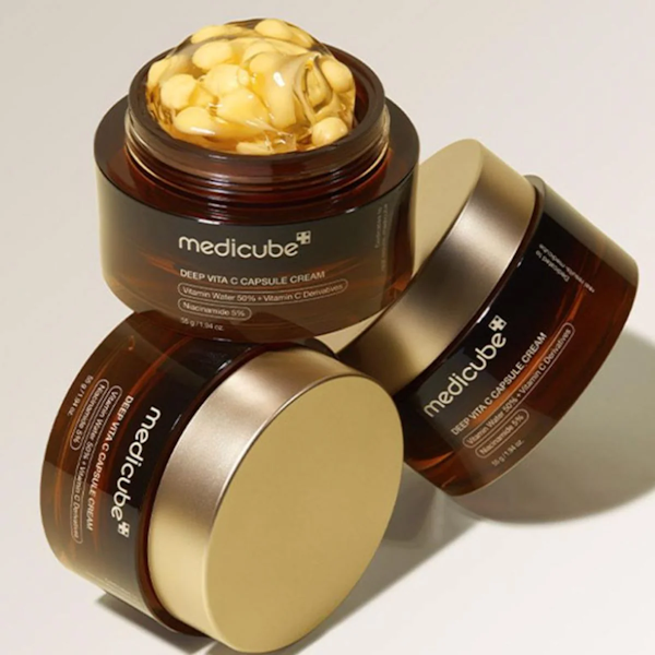 CREMA FACIAL MEDICUBE DEEP VITA C CAPSULE 55GR