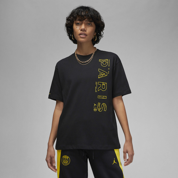 CAMISETA CASUAL FEMENINO NIKE JORDAN X PSG MANGAS CORTAS