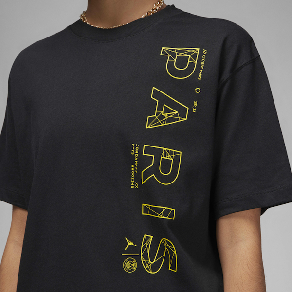 CAMISETA CASUAL FEMENINO NIKE JORDAN X PSG MANGAS CORTAS