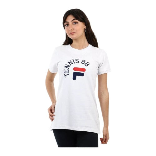 CAMISETA CASUAL FEMENINO FILA COURT CLUB CREMA