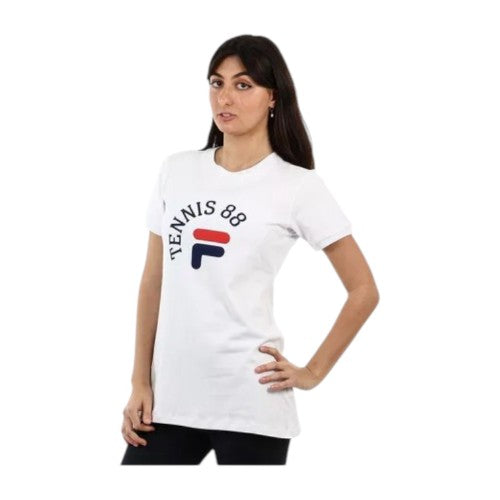 CAMISETA CASUAL FEMENINO FILA COURT CLUB CREMA