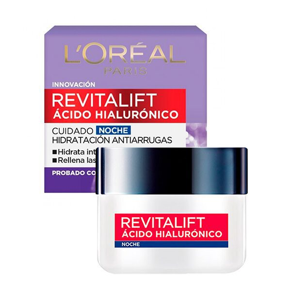 CREMA FACIAL LOREAL REVITALIF HIALURONICO NOCHE 50ML