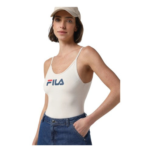 BAÑADOR FEMENINO FILA MODA REGATA LETTER II BEGE
