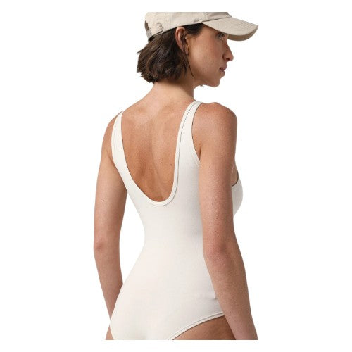 BAÑADOR FEMENINO FILA MODA REGATA LETTER II BEGE