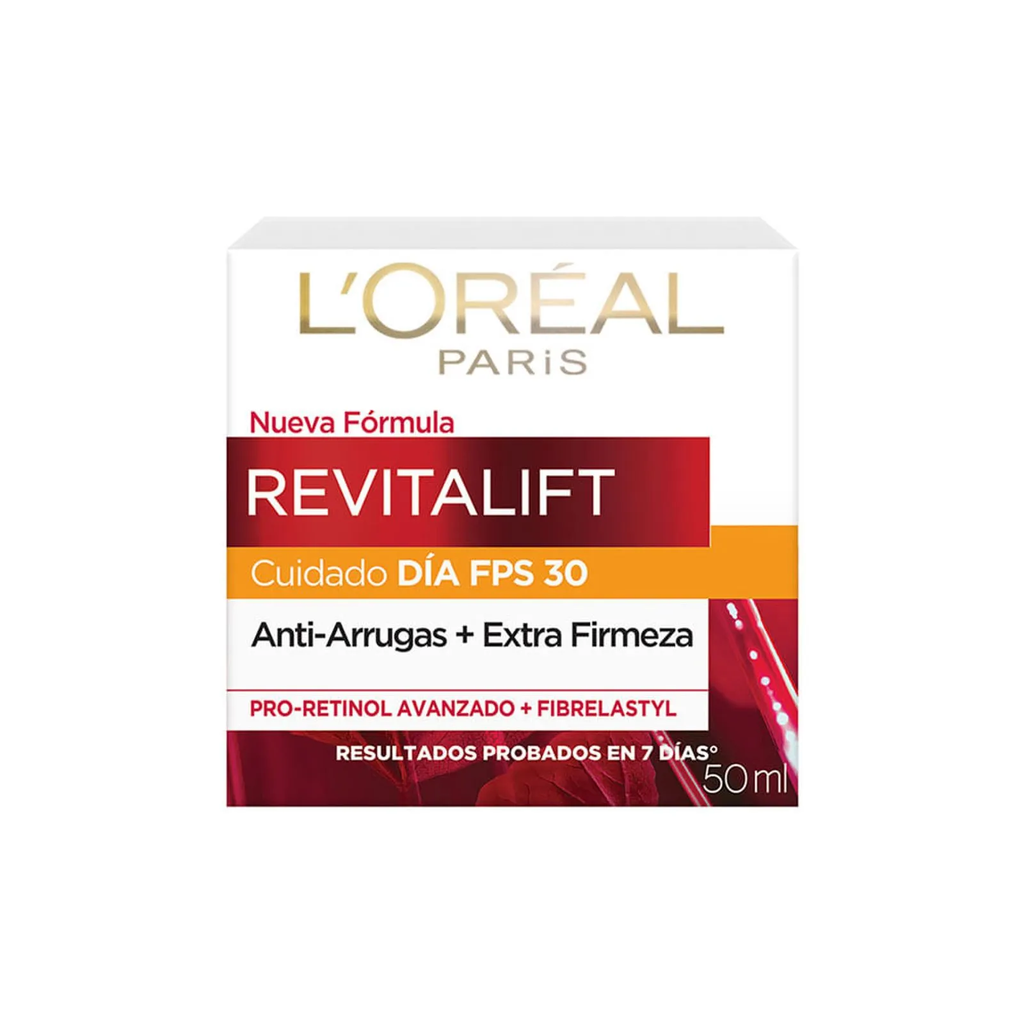 CREMA FACIAL LOREAL ANTIARRUGAS DERMO REVITALIFT DIA