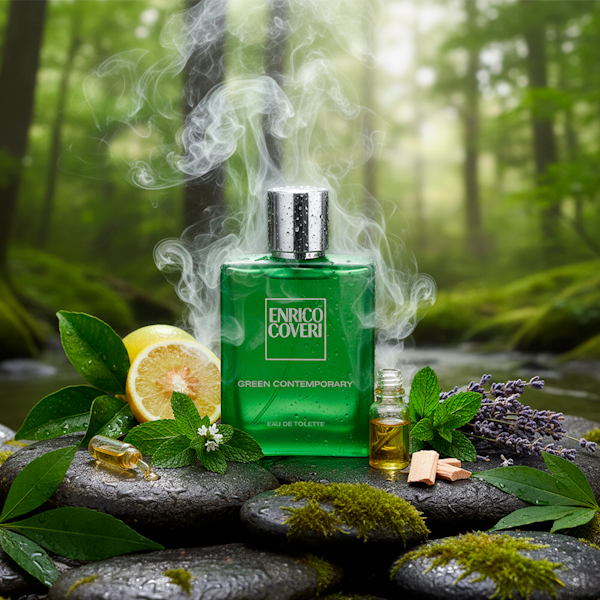 PERFUME MASCULINO ENRICO COVERI GREEN CONTEMPORARY EDT 100ML