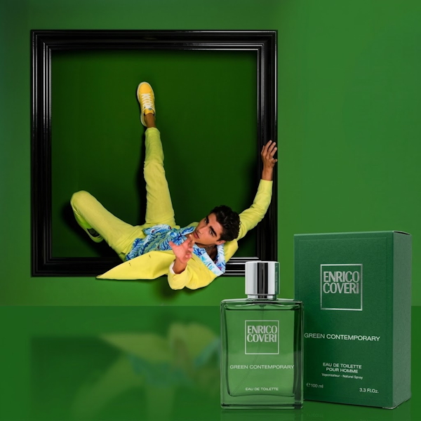 PERFUME MASCULINO ENRICO COVERI GREEN CONTEMPORARY EDT 100ML