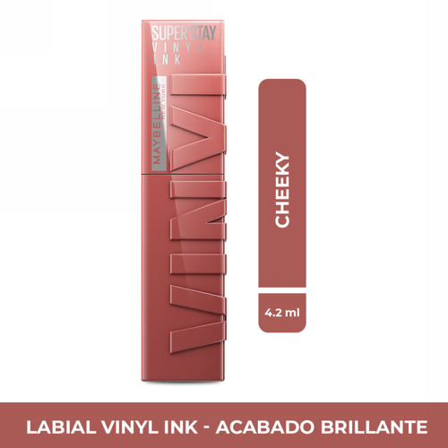 LABIAL LIQUIDO MAYBELLINE SUPERSTAY VINYL INK CHEEKY 34