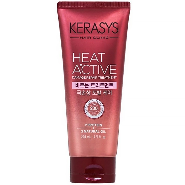 TRATAMIENTO CAPILAR KERASYS HEAT ACTIVE DAMAGE REPAIR 220ML SIN ACLARADO