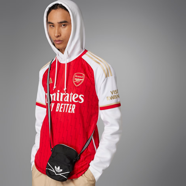 CAMISETA DEPORTIVO MASCULINO ADIDAS ARSENAL HOME 23/24 MANGAS CORTAS