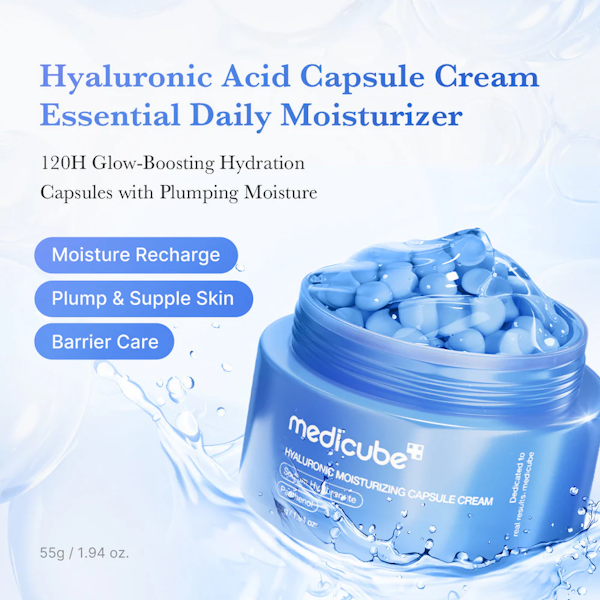CREMA FACIAL MEDICUBE HYALURONIC MOISTURIZING CAPSULE 55GR