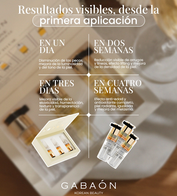 SÉRUM FACIAL GABAÓN IDEBENONE PRESTIGE 3 AMPOLLAS