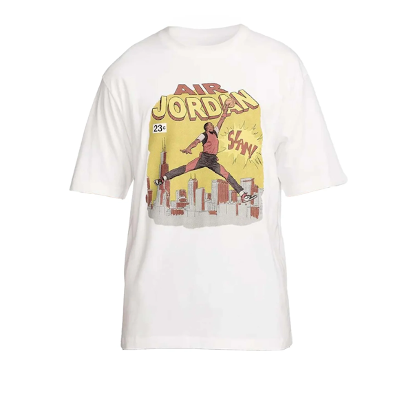 CAMISETA CASUAL MASCULINO NIKE JORDAN COMIC CREW MANGAS CORTAS
