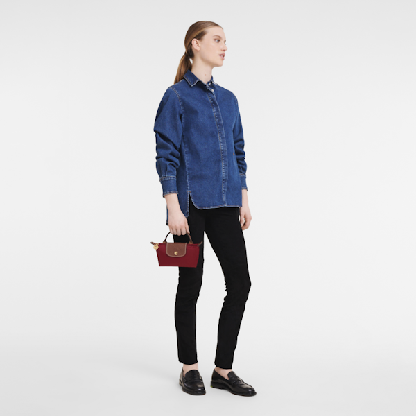 BOLSO BANDOLERA UNISEX LONGCHAMP LE PLIAGE ORIGINAL SMALL RED
