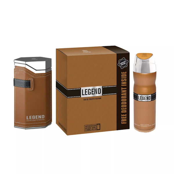 PERFUME MASCULINO EMPER LEGEND EDT 100ML + DEO SET