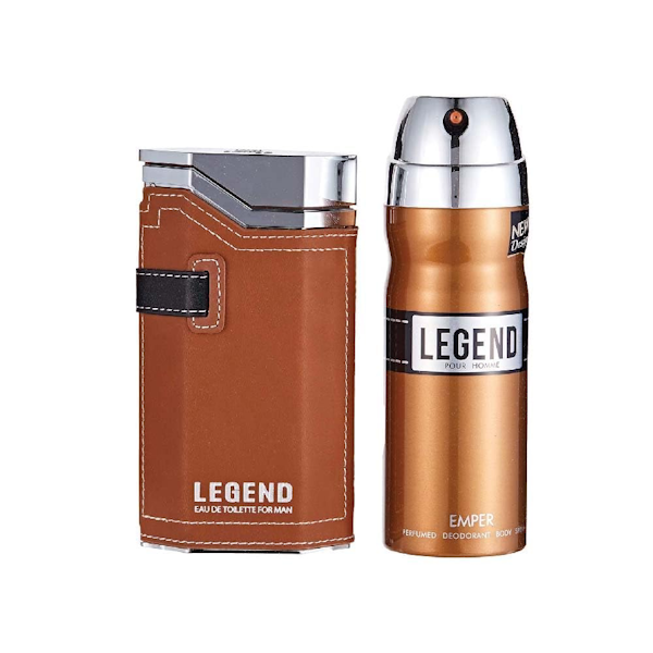 PERFUME MASCULINO EMPER LEGEND EDT 100ML + DEO SET