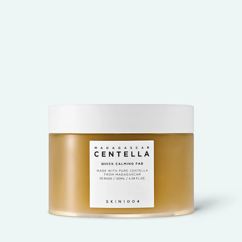 ALMOHADILLA FACIAL SKIN1004 MADAGASCAR CENTELLA QUICK CALMING 70 PIEZAS 130ML