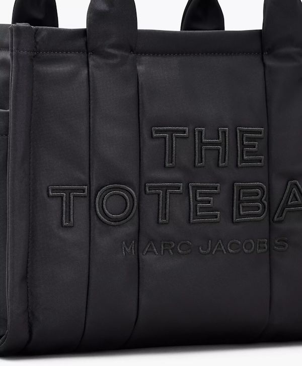 BOLSO DE MANO FEMENINO MARC JACOBS TOTE THE PUFFY NYLON M BLACK