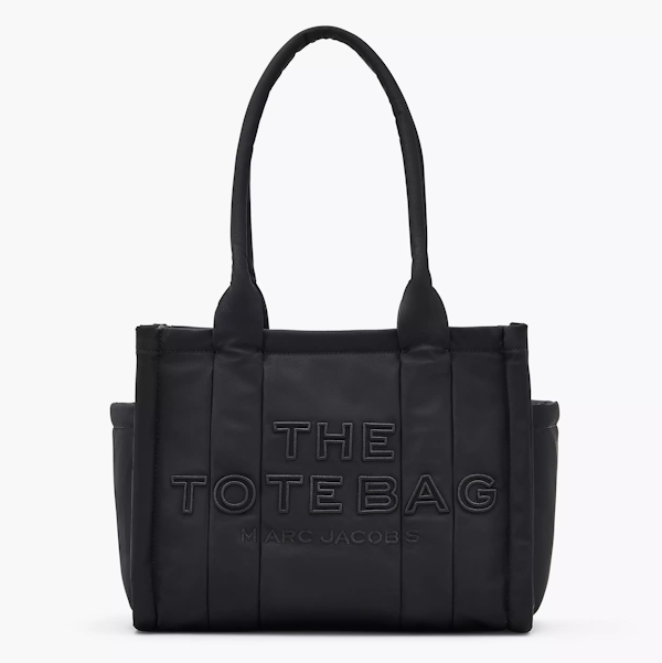 BOLSO DE MANO FEMENINO MARC JACOBS TOTE THE PUFFY NYLON M BLACK