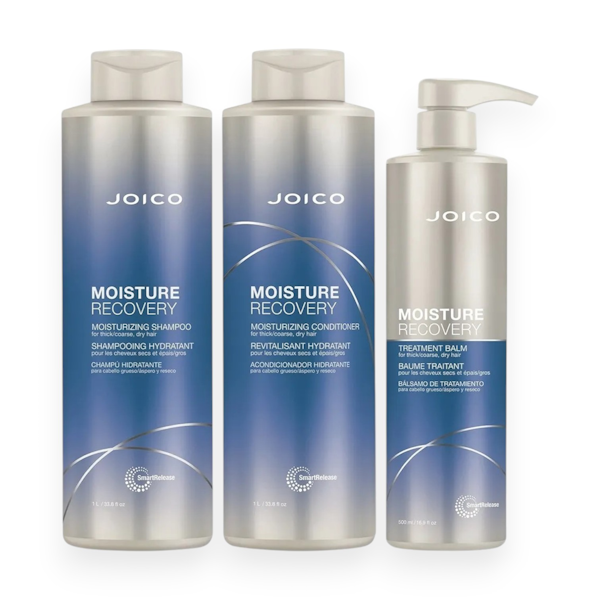 SET CAPILAR JOICO MOISTURE RECOVERY SHAMPOO + ACONDICIONADOR + MÁSCARA