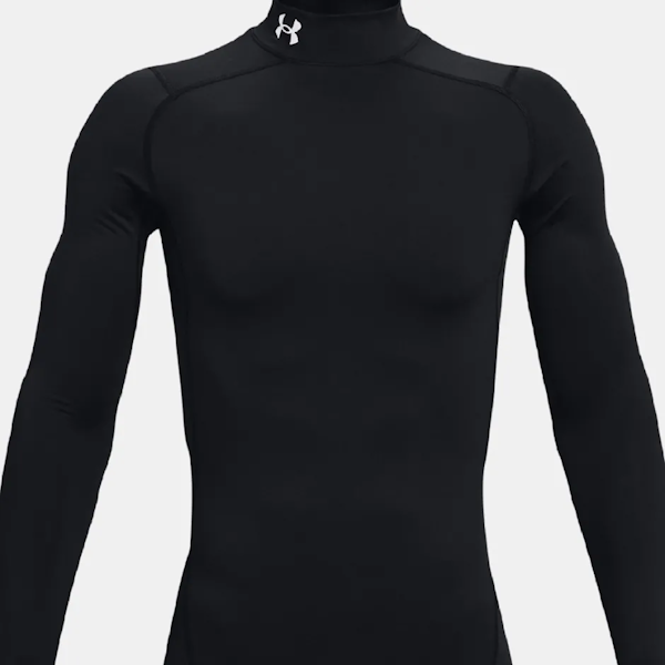 CAMISETA DEPORTIVO MASCULINO UNDER ARMOUR COLDGEAR ARMOUR COMP MOCK MANGAS LARGAS