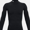 CAMISETA DEPORTIVO MASCULINO UNDER ARMOUR COLDGEAR ARMOUR COMP MOCK MANGAS LARGAS