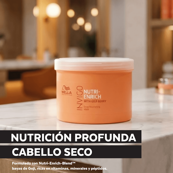 MÁSCARA CAPILAR WELLA PROFESSIONALS INVIGO NUTRI ENRICH DEEP NOURISHING 500ML