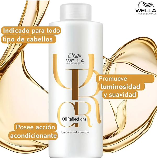 SHAMPOO CAPILAR WELLA PROFESSIONALS OIL REFLECTIONS LUMINOUS REVEAL 1 LITRO