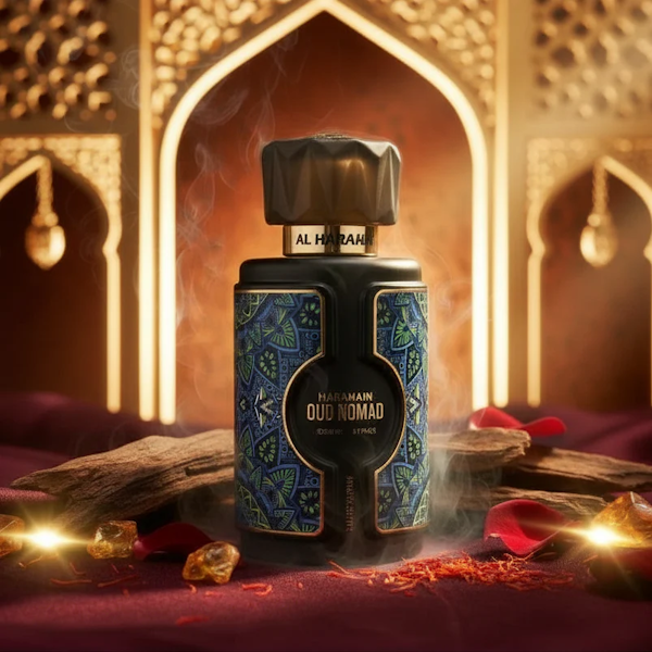 PERFUME UNISEX AL HARAMAIN OUD NOMAD EDP 100ML