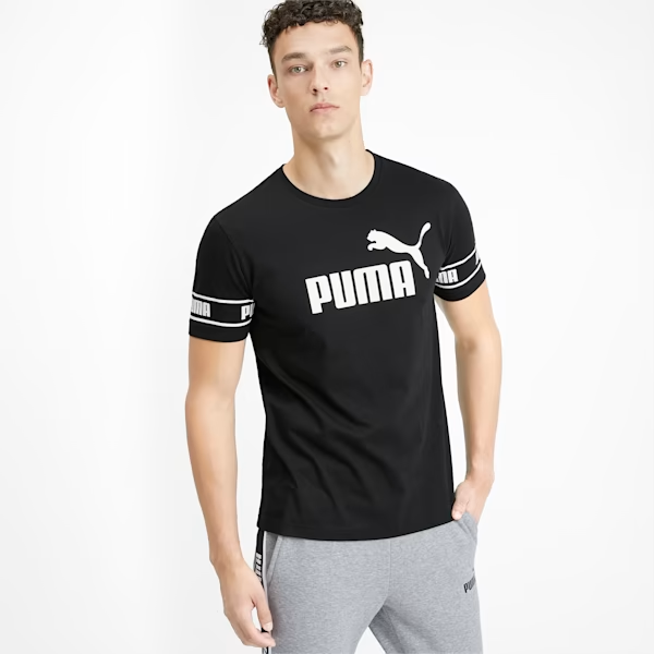 CAMISETA MASCULINO PUMA AMPLIFIED MANGAS CORTAS