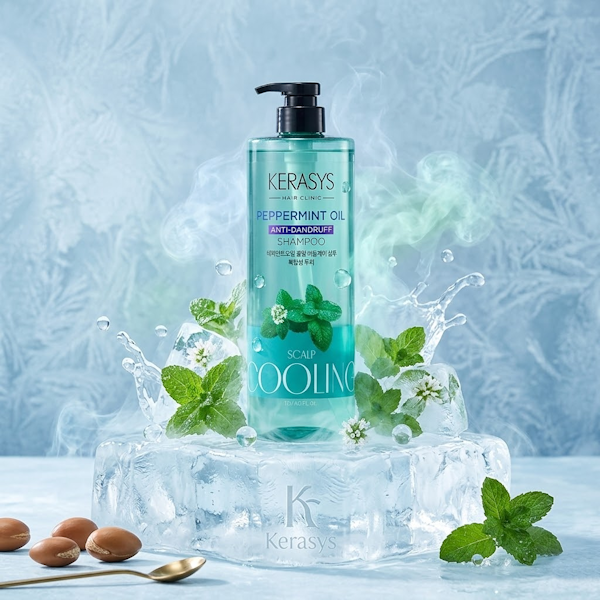 SHAMPOO CAPILAR KERASYS PEPPERMINT OIL 1LITRO
