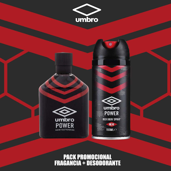 PERFUME MASCULINO UMBRO POWER EDT 100 ML+DEO 150ML SET