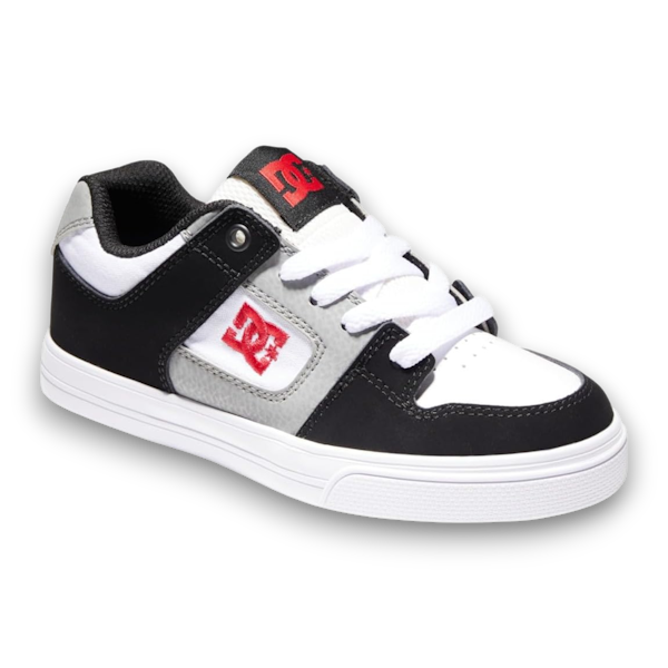 CALZADO CASUAL MASCULINO DC LIFESTYLE PURE BLACK/ GREY/ RED