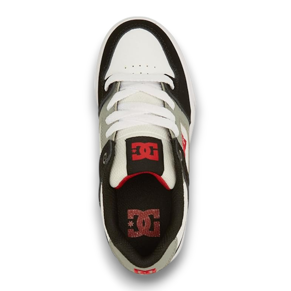 CALZADO CASUAL MASCULINO DC LIFESTYLE PURE BLACK/ GREY/ RED