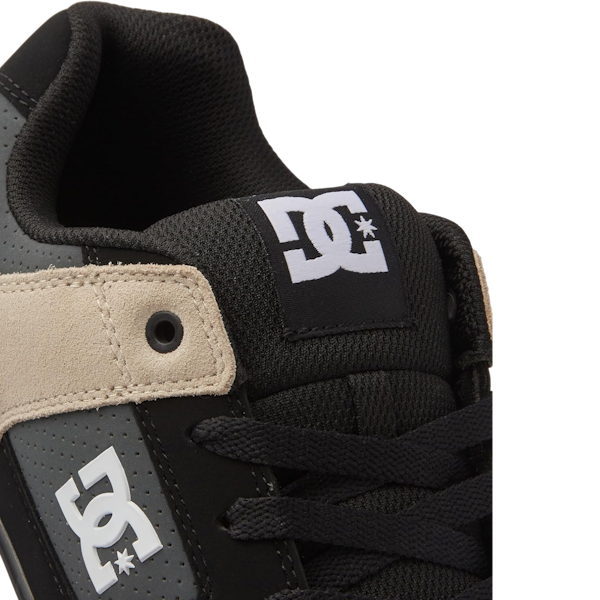 CALZADO CASUAL MASCULINO DC LIFESTYLE PURE BEIGE/ NEGRO/ GRIS