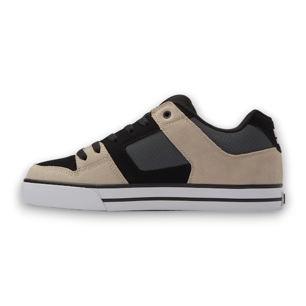 CALZADO CASUAL MASCULINO DC LIFESTYLE PURE BEIGE/ NEGRO/ GRIS