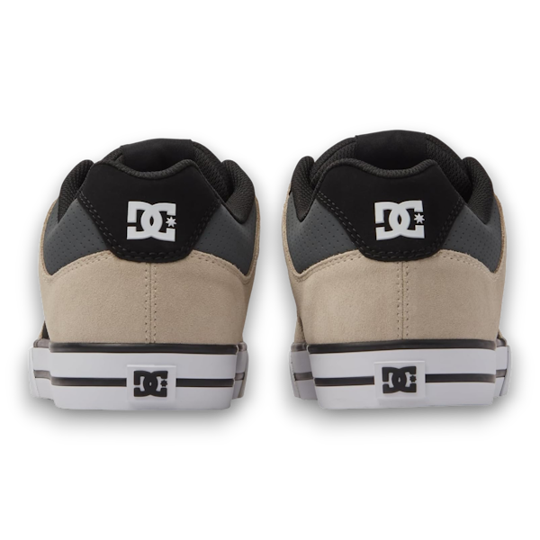 CALZADO CASUAL MASCULINO DC LIFESTYLE PURE BEIGE/ NEGRO/ GRIS