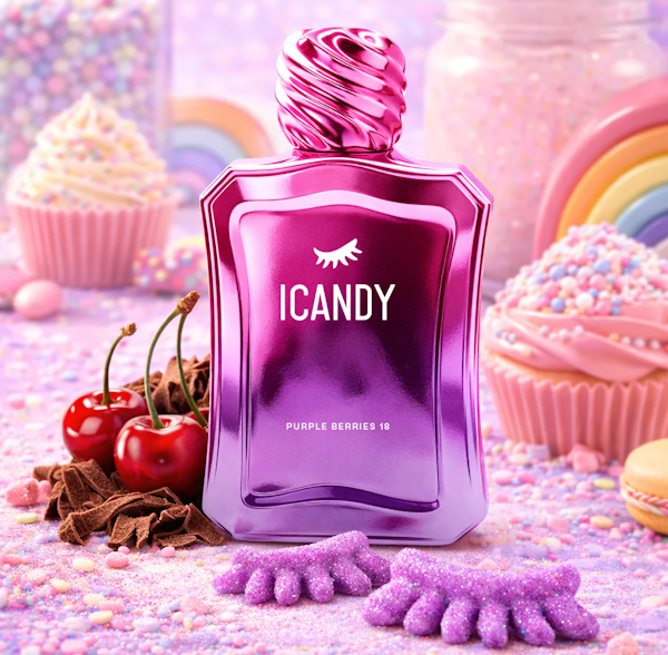 PERFUME FEMENINO ICANDY PURPLE BERRIES 18 EDT 100ML