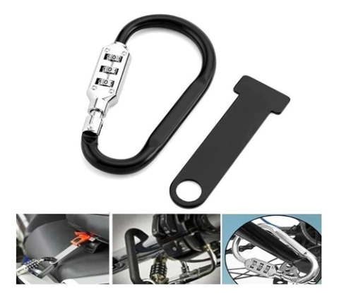 CANDADO MOSQUETON CJSJ PARA CASCO COMBINATION LOCK